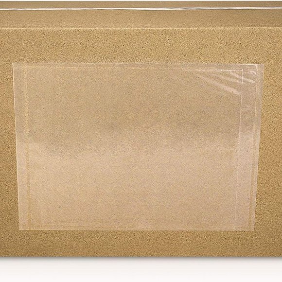 NIP (25) 7.5X5.5" Self Adhesive Shipping Label Pouches - Picture 2 of 6